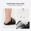 imageSTQ Women Slip On Shoeswith Orthopedic Insole Low Top Classic Fashion Canvas Sneakers  Plantar Fasciitis ShoesBlack White