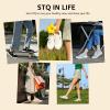 imageSTQ Women Slip On Shoeswith Orthopedic Insole Low Top Classic Fashion Canvas Sneakers  Plantar Fasciitis ShoesWhite Rainbow