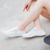 imageSTQ Women Slip On Sneakers Comfortable Casual Canvas ShoesAll White