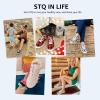 imageSTQ Women Slip On Sneakers Comfortable Casual Canvas ShoesBeige