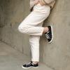 imageSTQ Women Slip On Sneakers Comfortable Casual Canvas ShoesBlack