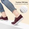 imageSTQ Women Slip On Sneakers Comfortable Casual Canvas ShoesGrape Purple