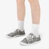 imageSTQ Women Slip On Sneakers Comfortable Casual Canvas ShoesGrey Leopard