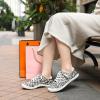 imageSTQ Women Slip On Sneakers Comfortable Casual Canvas ShoesGrey Leopard