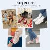 imageSTQ Women Slip On Sneakers Comfortable Casual Canvas ShoesPink