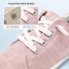 imageSTQ Women Slip On Sneakers Comfortable Casual Canvas ShoesPink