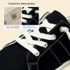 imageSTQ Women Slip On Sneakers Low Top Casual Canvas ShoesClassic Black White