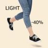imageSTQ Women Slip On Sneakers Low Top Casual Canvas ShoesClassic Black White