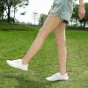 imageSTQ Women Slip On Sneakers Low Top Casual Canvas ShoesWhite