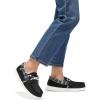 imageSTQ Womens Boat Shoes with Orthopedic Insole Slip On Business Casual Shoes for Plantar Fasciitis Lightweight LoafersBlack White Bohe
