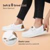 imageSTQ Womens Boat Shoes with Orthopedic Insole Slip On Business Casual Shoes for Plantar Fasciitis Lightweight LoafersCloud White
