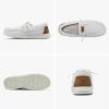 imageSTQ Womens Boat Shoes with Orthopedic Insole Slip On Business Casual Shoes for Plantar Fasciitis Lightweight LoafersCloud White