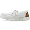 imageSTQ Womens Boat Shoes with Orthopedic Insole Slip On Business Casual Shoes for Plantar Fasciitis Lightweight LoafersCloud White