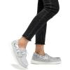 imageSTQ Womens Boat Shoes with Orthopedic Insole Slip On Business Casual Shoes for Plantar Fasciitis Lightweight LoafersGrey