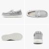 imageSTQ Womens Boat Shoes with Orthopedic Insole Slip On Business Casual Shoes for Plantar Fasciitis Lightweight LoafersGrey