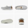 imageSTQ Womens Boat Shoes with Orthopedic Insole Slip On Business Casual Shoes for Plantar Fasciitis Lightweight LoafersIron Grey