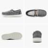 imageSTQ Womens Boat Shoes with Orthopedic Insole Slip On Business Casual Shoes for Plantar Fasciitis Lightweight LoafersMix Black