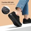 imageSTQ Womens Lace up LoafersOrthopedic Comfotable Ultralight Boat Casual Shoes with Arth SupportAb Leopard