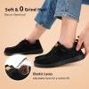 imageSTQ Womens Lace up LoafersOrthopedic Comfotable Ultralight Boat Casual Shoes with Arth SupportAb Leopard