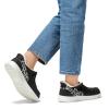 imageSTQ Womens LoafersOrthopedic Fur Lined Ultralight Boat Casual Shoes with Arth SupportBlack White