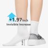 imageSTQ Womens Platform Sneakers Slip On Shoes Comfortable Business Casual Fall LoafersGrey Leopard