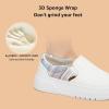 imageSTQ Womens Platform Sneakers Slip On Shoes Comfortable Business Casual Fall LoafersWhite Rainbow
