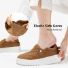 imageSTQ Womens Platform Sneakers Slip On Shoes Quilted Comfort Casual Fall Loafers