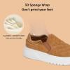 imageSTQ Womens Platform Sneakers Slip On Shoes Quilted Comfort Casual Fall Loafers