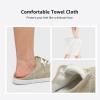 imageSTQ Womens Slip On Shoes Orthopedic Walking Sneakers Casual Low Top Tennis Comfortable ClassicBeige