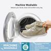 imageSTQ Womens Slip On Shoes Orthopedic Walking Sneakers Casual Low Top Tennis Comfortable ClassicBeige