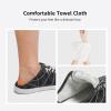 imageSTQ Womens Slip On Shoes Orthopedic Walking Sneakers Casual Low Top Tennis Comfortable ClassicBlack White