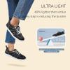 imageSTQ Womens Slip On Shoes Orthopedic Walking Sneakers Casual Low Top Tennis Comfortable ClassicBlack White