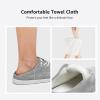 imageSTQ Womens Slip On Shoes Orthopedic Walking Sneakers Casual Low Top Tennis Comfortable ClassicLight Grey