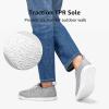 imageSTQ Womens Slip On Shoes Orthopedic Walking Sneakers Casual Low Top Tennis Comfortable ClassicLight Grey