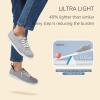 imageSTQ Womens Slip On Shoes Orthopedic Walking Sneakers Casual Low Top Tennis Comfortable ClassicLight Grey