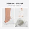 imageSTQ Womens Slip On Shoes Orthopedic Walking Sneakers Casual Low Top Tennis Comfortable ClassicVanilla White