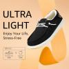 imageSTQ Womens Slip on Fur Lined LoafersOrthopedic Cozy Ultralight Boat Casual Shoes with Arth SupportClassical Bw