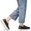 imageSTQ Womens Slip on Fur Lined LoafersOrthopedic Cozy Ultralight Boat Casual Shoes with Arth SupportClassical Bw