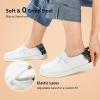 imageSTQ Womens Slip on Fur Lined LoafersOrthopedic Cozy Ultralight Boat Casual Shoes with Arth SupportCloud White