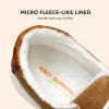 imageSTQ Womens Slip on Fur Lined LoafersOrthopedic Cozy Ultralight Boat Casual Shoes with Arth SupportOre Brown