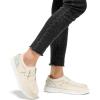 imageSTQ Womens Slip on LoafersOrthopedic Comfotable Ultralight Boat Casual Shoes with Arth SupportBeige