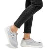 imageSTQ Womens Slip on LoafersOrthopedic Comfotable Ultralight Boat Casual Shoes with Arth SupportLight Grey