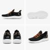 imageSTQ Womens Slip on Sneakers Breathable Tennis Arch Support Comfortable Walking Shoes Plantar Fasciitis Orthopedic Workout Gym Cross Training Athletic StandingBlack Orange Leopard