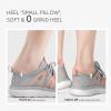 imageSTQ Womens Slip on Sneakers Breathable Tennis Arch Support Comfortable Walking Shoes Plantar Fasciitis Orthopedic Workout Gym Cross Training Athletic StandingGrey Pink