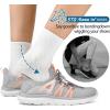 imageSTQ Womens Slip on Sneakers Breathable Tennis Arch Support Comfortable Walking Shoes Plantar Fasciitis Orthopedic Workout Gym Cross Training Athletic StandingGrey Pink