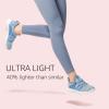 imageSTQ Womens Slip on Sneakers Breathable Tennis Arch Support Comfortable Walking Shoes Plantar Fasciitis Orthopedic Workout Gym Cross Training Athletic StandingMix Light Blue