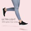 imageSTQ Womens Slip on Sneakers Breathable Tennis Arch Support Comfortable Walking Shoes Plantar Fasciitis Orthopedic Workout Gym Cross Training Athletic StandingBlack White