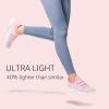 imageSTQ Womens Slip on Sneakers Breathable Tennis Arch Support Comfortable Walking Shoes Plantar Fasciitis Orthopedic Workout Gym Cross Training Athletic StandingMix Pink
