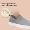 imageSTQ Womens Wide Toe Box Barefoot Shoes Knit Casual Slip on Shoes for SummerLight Grey
