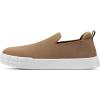 imageSTQ Womens Wide Toe Box Barefoot Shoes Knit Casual Slip on Shoes for SummerOre Brown